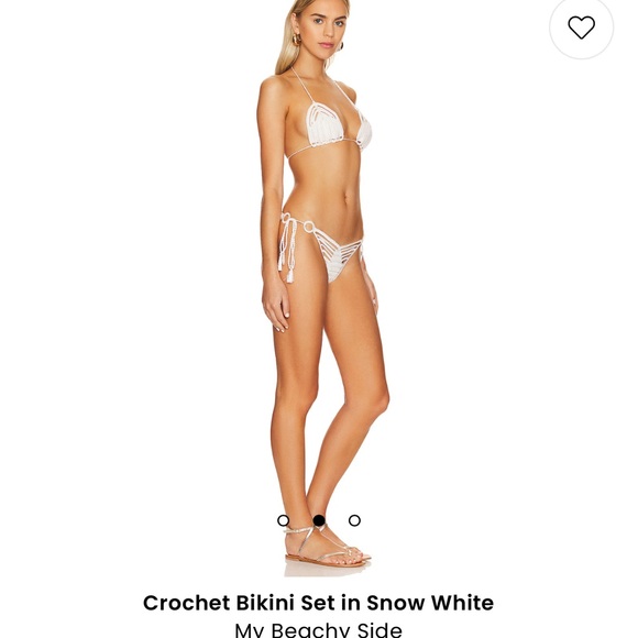 COPY - My Beachy Side Crochet bikini set size small - Picture 3 of 6